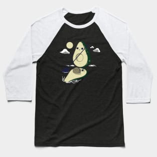 Avocaddle Surf Baseball T-Shirt